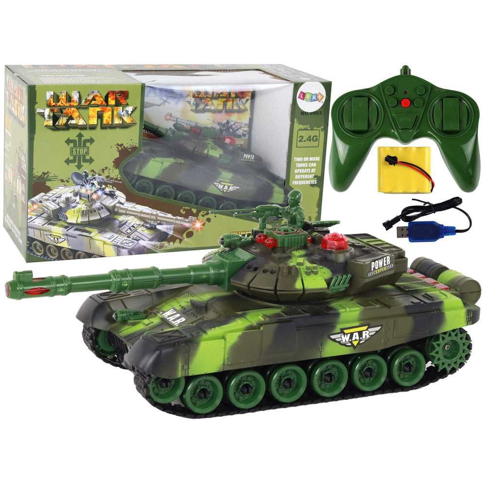 INFRARED RC BATTLE TANK 26cm 2 spalvos